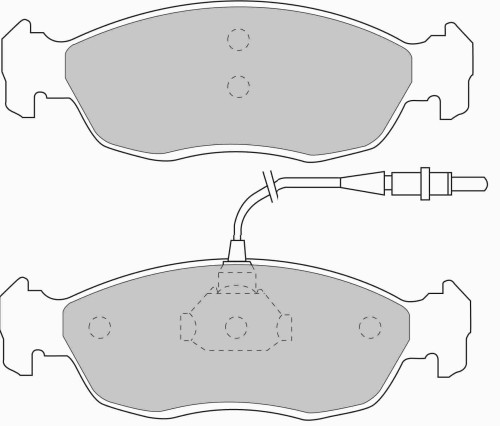 FDS876 FERODO KLOCKI HAMULCOWE