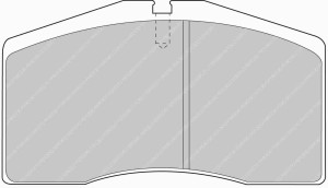 FDS891 FERODO KLOCKI HAMULCOWE