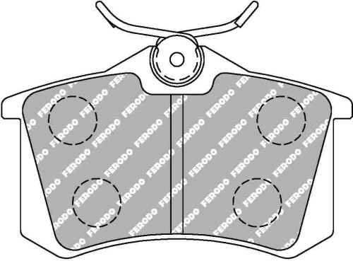 FDS541 FERODO KLOCKI HAMULCOWE
