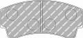 FRP219W DS1.11 FERODO KLOCKI HAMULCOWE