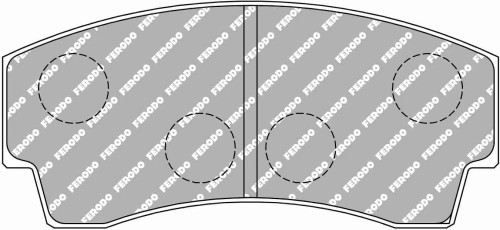 FRP219W DS1.11 FERODO KLOCKI HAMULCOWE