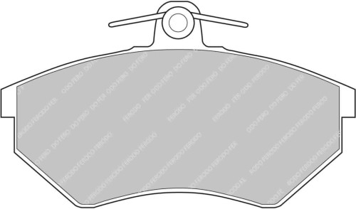 FCP774R D3000 FERODO KLOCKI HAMULCOWE