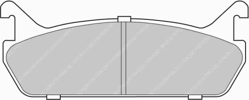 FDS654 FERODO KLOCKI HAMULCOWE