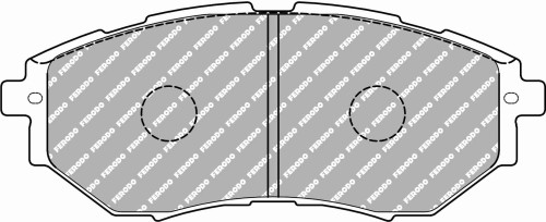 FCP1984H DS2500 FERODO KLOCKI HAMULCOWE