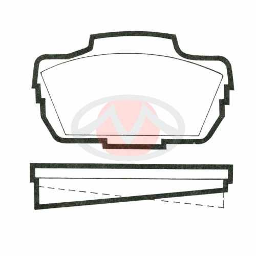 MLB33 M1155 MINTEX KLOCKI HAMULCOWE