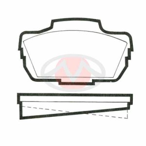 MLB33 M1144 MINTEX KLOCKI HAMULCOWE